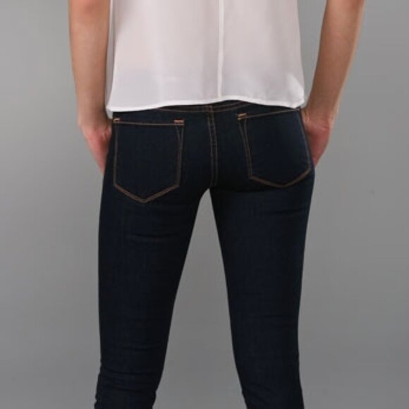 J Brand Blue Skinny Jeans 912 in ink pencil leg - Picture 16 of 17